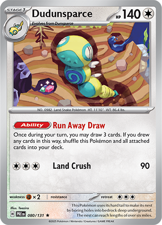 Dudunsparce #080/131