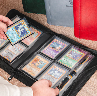 Gemloader: Premium Toploader Fit Collector's Binder [112 pockets 2X2]