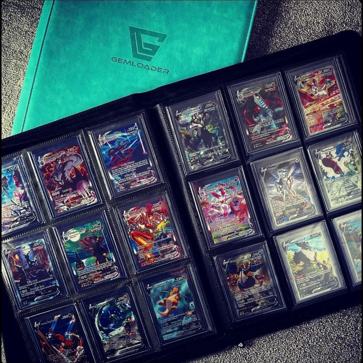 Gemloader: Premium Toploader Fit Collector's Binder [216 pockets 3X3]