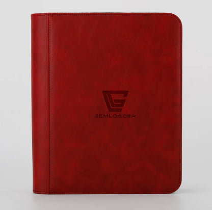 Gemloader: Premium Toploader Fit Collector's Binder [112 pockets 2X2]